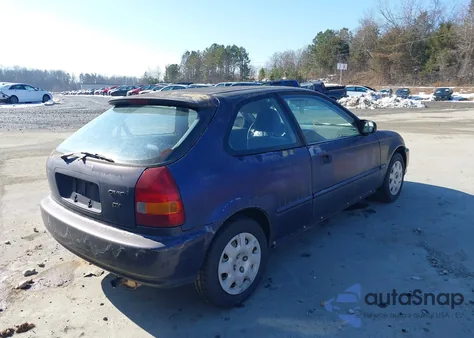 1998 Honda Civic Dx из США, поврежденный, VIN 2HGEJ6447WH103800